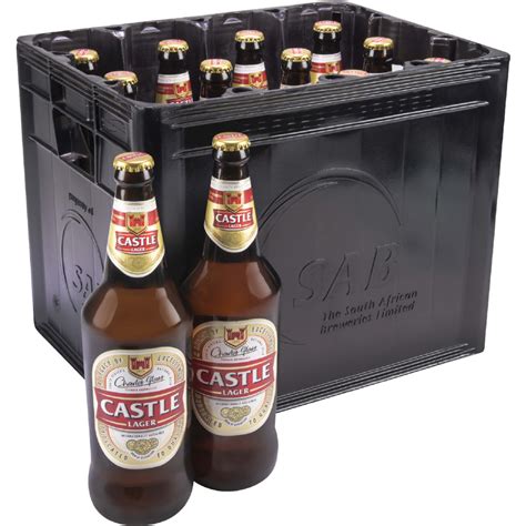 castle lager 750ml case price at tops